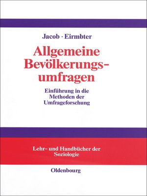 cover image of Allgemeine Bevölkerungsumfragen